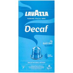 Lavazza Dek Decafinato Compatible Capsules With Nespresso 10 Capsules Blue