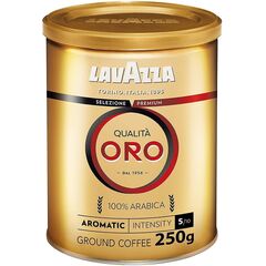 Lavazza Qualita Oro tin ground Coffee blend 100% arabica-250 gms