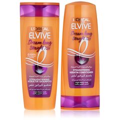 L’Oréal Paris Elvive Dream Long Straight For Frizzy Hair - Shampoo 400ml + Conditioner360ml
