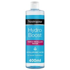 Neutrogena Hydro Boost Cleanser with Micellar Water & Hyaluronic Acid, Removes Makeup, Dirt and Oil, Hydrates Skin, Hypoallergenic, Alcohol Free, 400ml