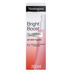 Neutrogena Illuminating Serum, Bright Boost, Reduces appearance of dark spots, uneven skin tone and fine lines, Prevents skin aging for brighter skin, 30ml Serum