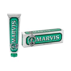 Marvis Classic Strong Mint Toothpaste, 85 ml, Sensational Flavoured Toothpaste for a Long-Lasting Freshness