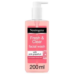 Neutrogena Face Wash, Visibly Clear, Pink Grapefruit, 200ml