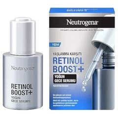 Neutrogena Retinol Boost Intensive Care Serum, Contains Pure Retinol & Hyaluronic Acid, Strengthens, Smoothes & Brightens Skin, Anti-Aging, 30ml