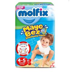 Molfix-11pieces -Swimming pants - Size 4&5