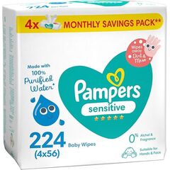 Pampers Sensitive Protect, 224 Wipes