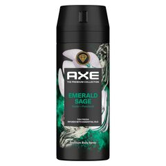 Axe The Premium Collection, Body Spray for Men, Emerald Sage,for fine body fragance & 72H odor protection deodorant, 150ml