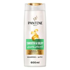 Pantene pro-v smooth and silky shampoo - 600 ml