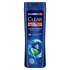 CLEAR Men Anti-dandruff Shampoo Cool Sport Menthol, 10x Deep Cooling with Ultra Performance Formula, 180ML