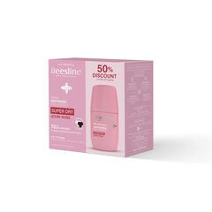 Beesline Roll On Deodorant Jouri Rose 50ml Twin Pack (1+)