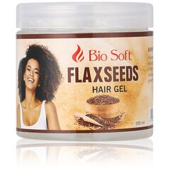 Bio Soft - Flaxseeds - Hair Gel - For Natural Curls, Coils And Waves - 500ml