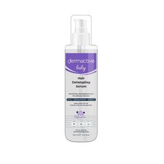 DERMACTIVE Baby Hair Detangling Serum – 120ml | Easy Combing, Smooth & Shiny Finish, Gentle Care for Fine Baby Hair