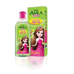 Dabur Amla Kids Hair Oil (270mL) | Extract of Natural Oils (Amla, Almond, & Olive) | For Long, Strong and Soft Hair