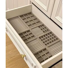 "Four-in-One Velvet Organizer - Tangle Free & Loss-Free Jewelry & Accessories Organiz