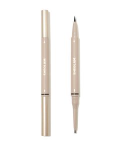 SHEGLAM Espresso Waterproof 2-in-1 Eyebrow Pencil - Chocolate