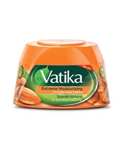 Vatika Naturals Extreme Moisturizing Style Hair Cream (190mL) + 10% OFF | Enriched with Spanish Almond Extracts | For Dry, Frizzy and Coarse Hair