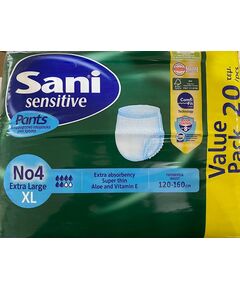 Sani Short Adult Diapers (X-large)- 20 Piece