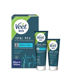 Veet Men 2 Steps Hair Removal Sensitive Areas Kit 200 ml