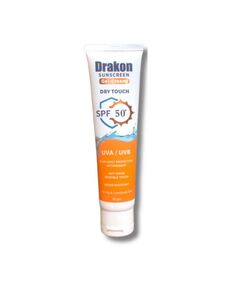 Drakon Sunscreen Gel-Cream Dry touch SPF 50+ UVA,UVB & Blue Light Protection, Water Resistant & Antioxidant for All Skin Types especially for oily & combined Skin - 60 gm