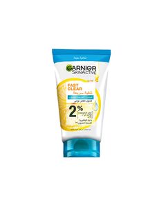 Garnier Skinactive Fast Clear 3-in-1 Face Wash, For Acne Prone Skin, with Salicylic Acid and Vitamin C, 50ml
