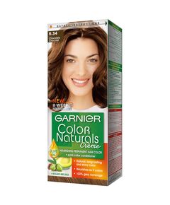 Garnier Color Naturals Permanent Crème Hair Color - 6.34 Chocolate Brown