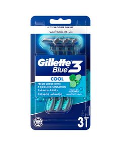 Gillette Blue3 Cool Men's Disposable Razors – 3 Razors