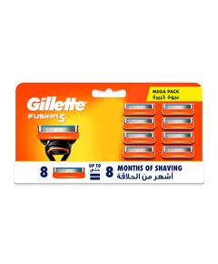 Gillette Fusion5 Men's Blades Razor Refills - Pack of 8