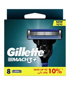 Gillette Mach3 Razor Blade Refill Cartridges for Mach 3, 8 Pieces – Packaging May Vary