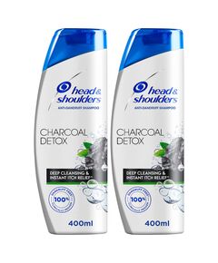 Head & Shoulders Charcoal Detox Anti-Dandruff Shampoo 400 Ml Dual Pack