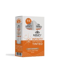 Infinity Care Sunscreen Tinted SPF50+ Buy 1 Get 1 Free