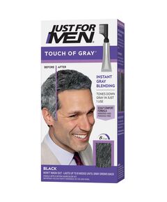 Just For Men Touch of Gray, Gray Hair Coloring for Men with Comb Applicator, Great for a Salt and Pepper Look - Black, T-55 (Packaging May Vary)