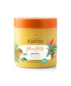 Les Karités Deep Moisturizing Hair Mask (475ml) - Intensive Repair Treatment - Enriched with Shea Butter - 0% Silicone & Paraben - 5 Minute Deep Conditioning
