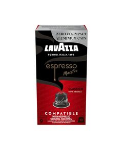 Lavazza Espresso Maestro Classico 100% Arabica intensity 9 Medium Roasting Nespresso Compatible Aluminium Capsules, Zero CO2 Impact, 1 Pack of 10 Capsules