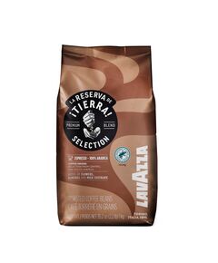 Lavazza Beans Coffee Blend, Tierra Selection 100% Arabica, Dark Roast, 1 Kg Pack
