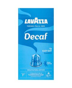 Lavazza Dek Decafinato Compatible Capsules With Nespresso 10 Capsules Blue