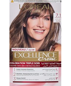 L’Oréal Paris Excellence Creme 7.1 Ash Blonde Haircolor