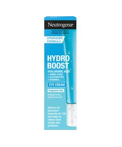 Neutrogena Hydro Boost Eye Cream, Deeply Hydrates Skin, Reduces Signs of Eye Fatigue, Oil-Free Formula, 15ml