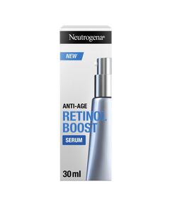 Neutrogena Retinol Boost Anti-Age Serum, Face Serum, 30ml, Complete Eye Area Skin Care Hydration Regime with Retinol, Collagen, Myrthus, and Hyaluronic Acid, Improves Skin Tone and Texture