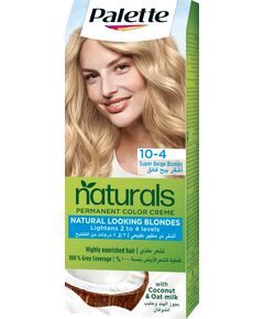 Palette Permenant Natural Colour 10-4 Super Beige Blonde 50 ml