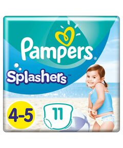 Pampers Splashers size 4-5, 11 disposable swim diapers, for safe protection in the water