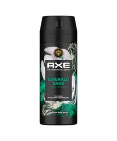 Axe The Premium Collection, Body Spray for Men, Emerald Sage,for fine body fragance & 72H odor protection deodorant, 150ml