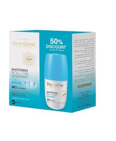 Beesline Beesline Roll On Skin Whitening Deodorant Cool Breeze, 2 X 50 ml - Pack Of 1
