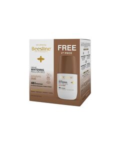 Beesline Whitening Roll-On Deodorant Arabian Oud 48h Protection (1+1) Promo Pack - 50 ml