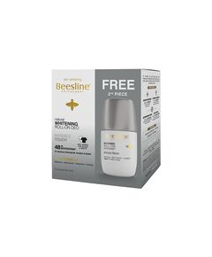 Beesline Whitening Roll-On Deodorant Invisible Touch 48h Protection (1+1) Promo Pack - 50 ml