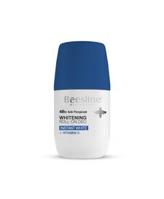Beesline Whitening Roll-On Deo - Instant White Vitamin C, White Sapphire 48h Protection - 50 ml