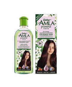 Dabur Amla Jasmine Hair Oil | For Strong, Nourished & Beautiful Shining Colored - 300ml