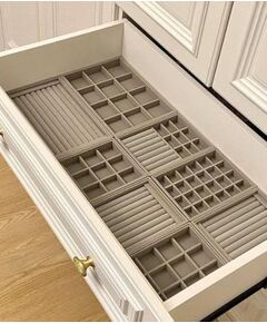 "Four-in-One Velvet Organizer - Tangle Free & Loss-Free Jewelry & Accessories Organiz