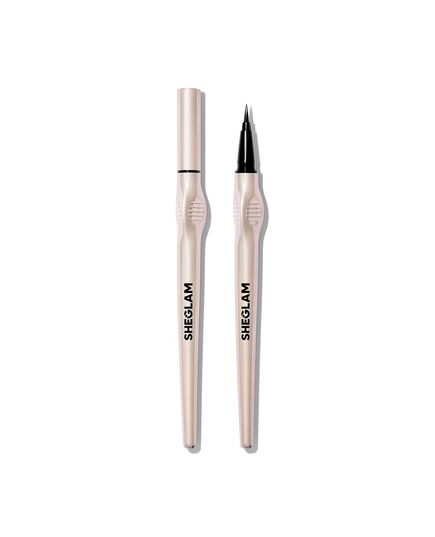 SHEGLAM Glide Control Liquid Eyeliner Easy Grip Design, Precision Drawing, Beginner OK Smooth Drawing - Matte Black
