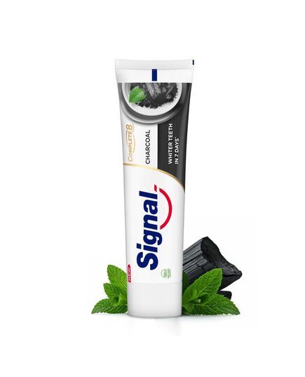 Signal Complete 8 Charcoal White and Detox Toothpaste (100ml)
