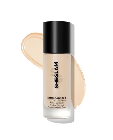 SHEGLAM Complexion Pro Long Lasting Breathable Matte Foundation - Porcelain (30ml)